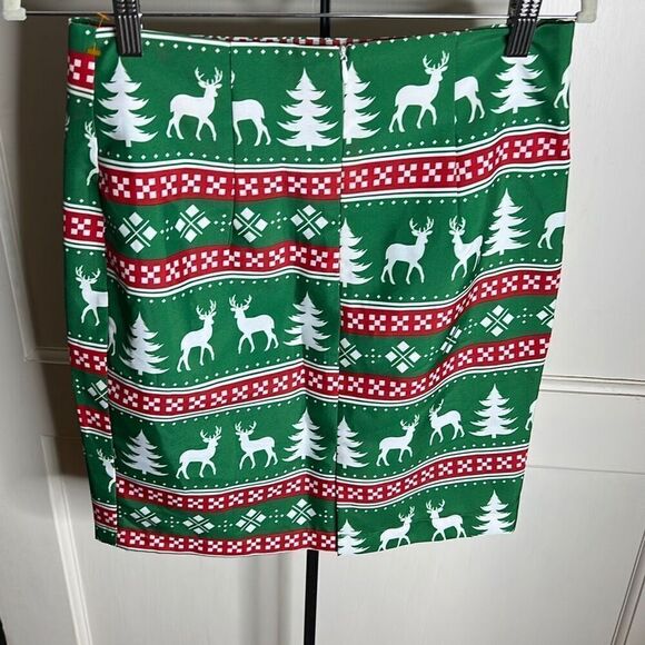 Suit Meister Christmas Suit Set Skirt & Blazer Ugly Sweater print - Picture 8 of 9